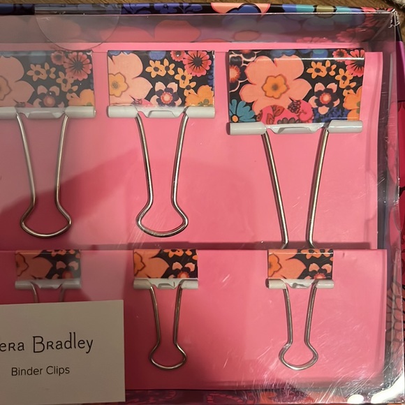 Vera Bradley Binder Clips - Picture 3 of 6